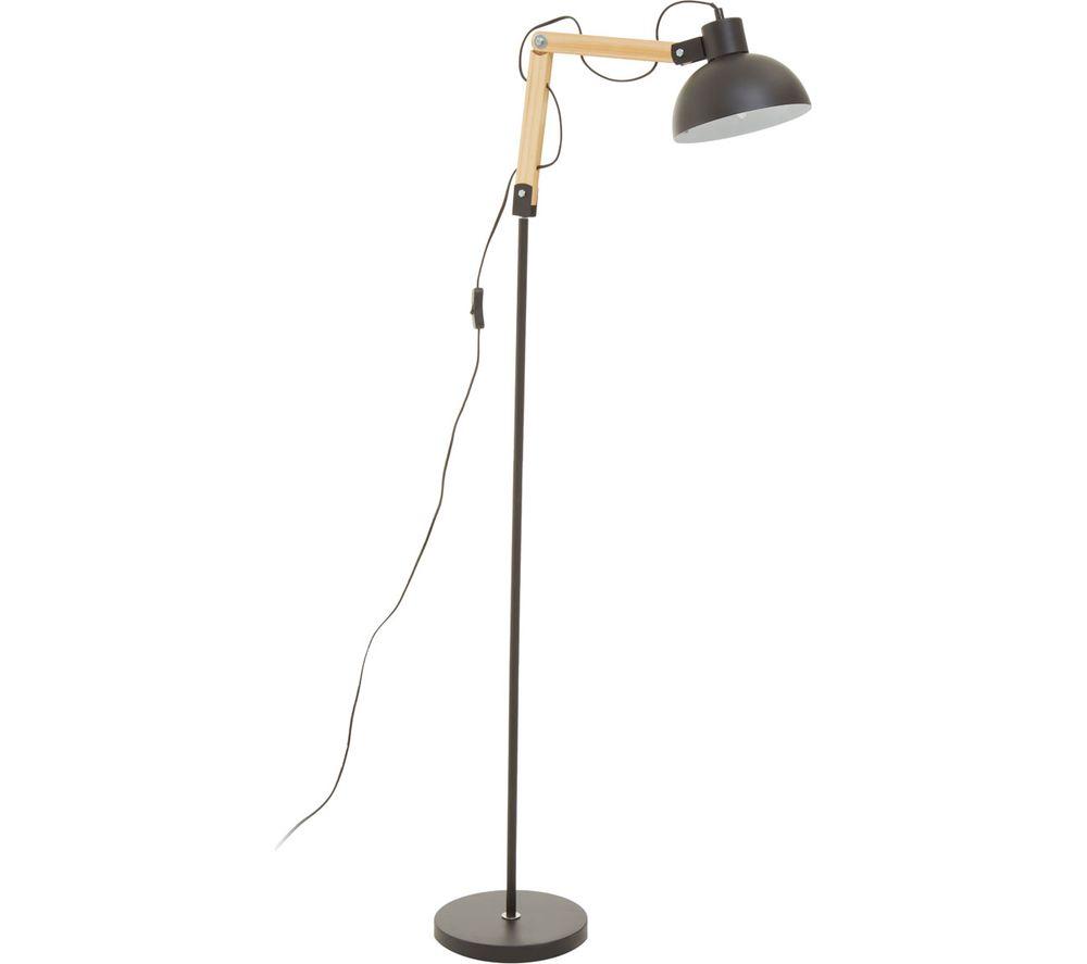 Image of INTERIORS by Premier Blair Floor Lamp - Black