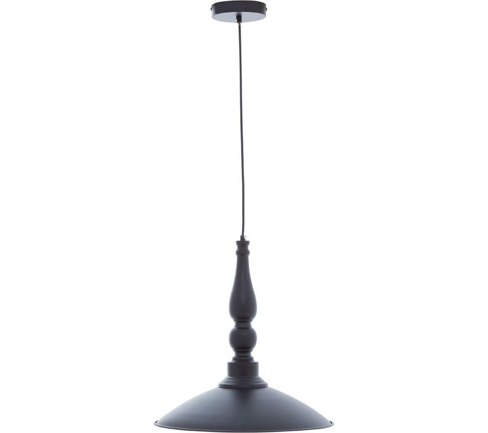 Image of INTERIORS by Premier Large Leni Pendant Ceiling Light - Black & Gold