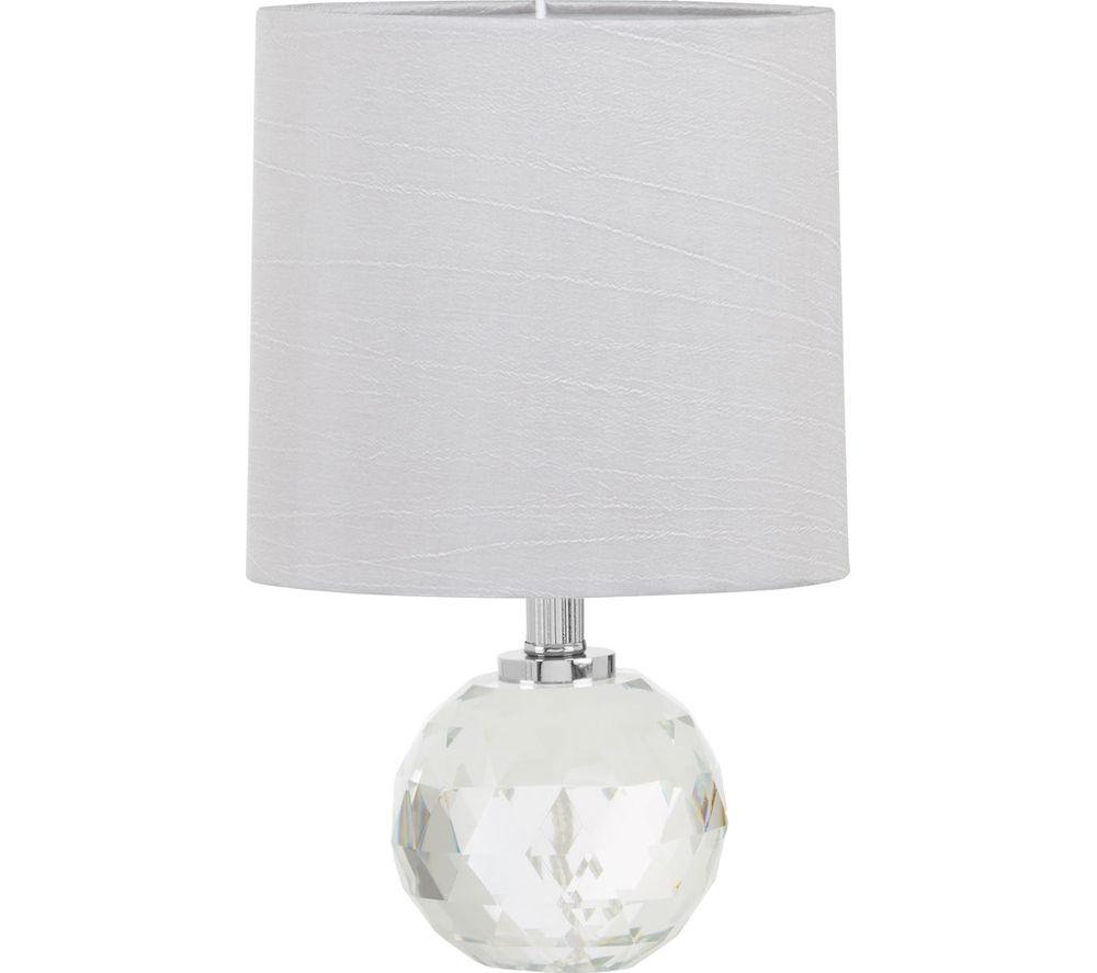 INTERIORS by Premier Helma Table Lamp - Silver