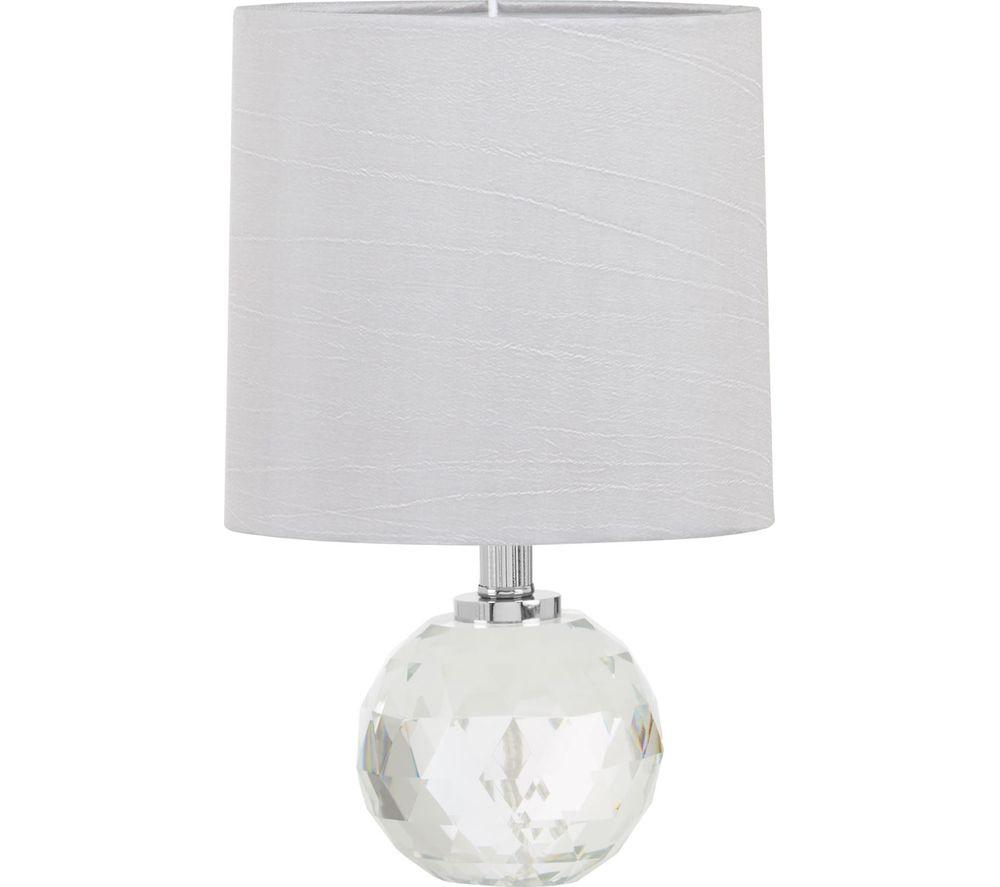 Interiors By Premier Helma Table Lamp - Silver