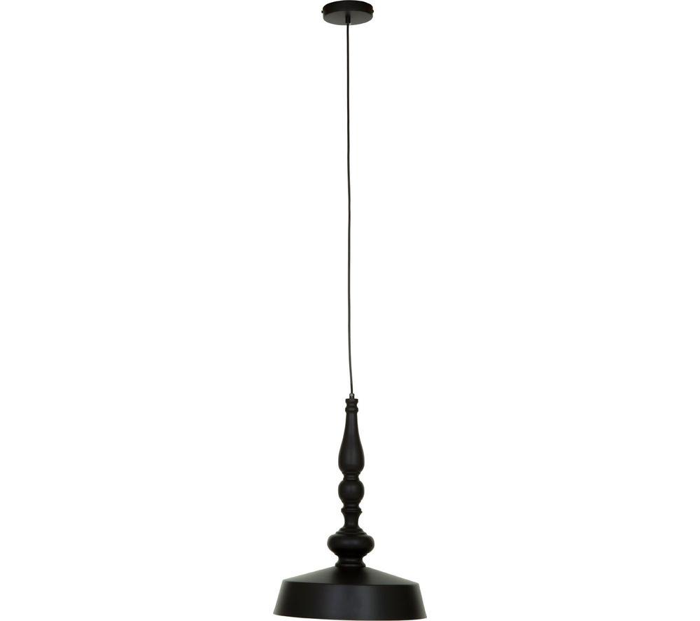 Image of INTERIORS by Premier Small Leni Pendant Ceiling Light - Black & Gold