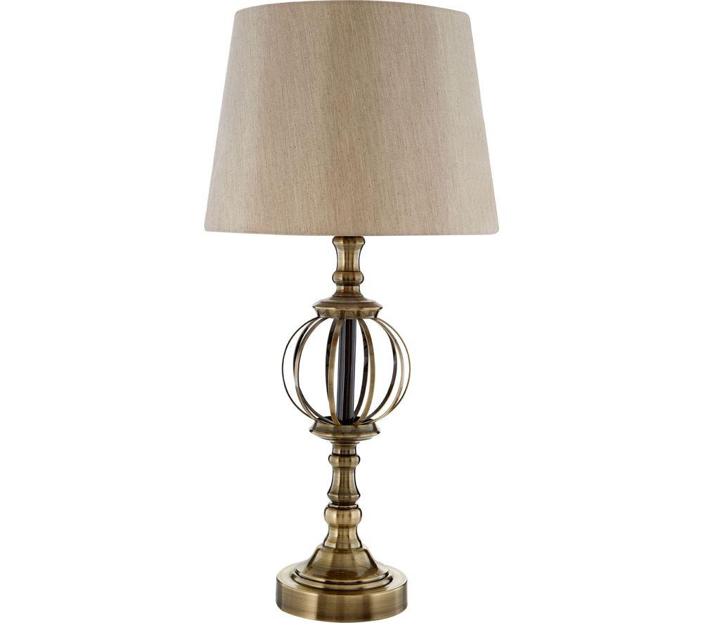 INTERIORS by Premier Jakarta Table Lamp - Brass