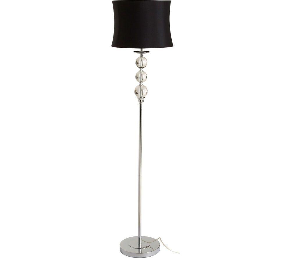 Image of INTERIORS by Premier Hariot Floor Lamp - Black