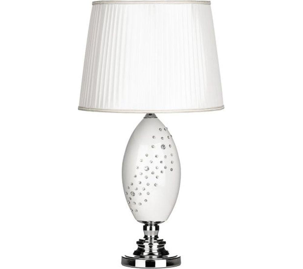 INTERIORS by Premier Maisy Table Lamp - White