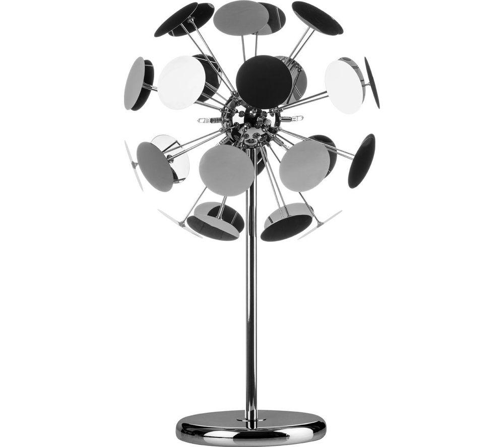 INTERIORS by Premier Disc Table Lamp - Chrome