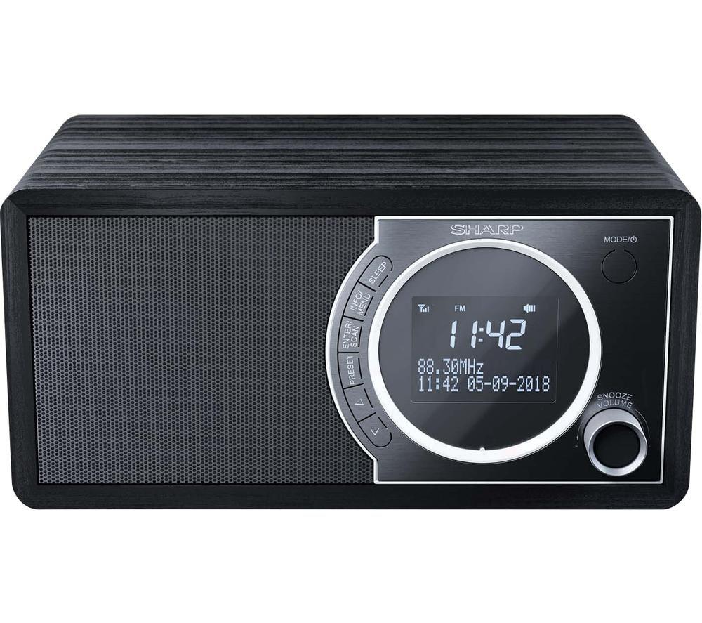 Sharp Dr-450(Bk) 6W Dab+ Fm Bed Side Radio With Bluetooth & Led Display - Black 4974019975863 - Image 8