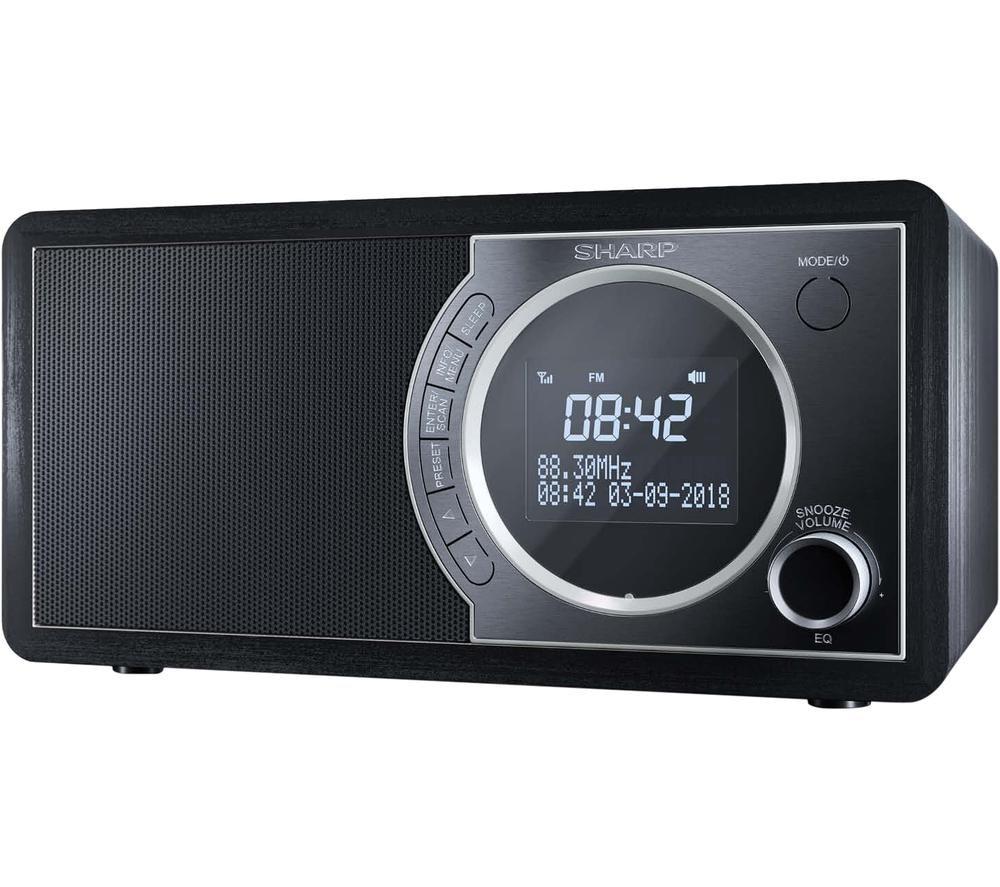 SHARP DR-450 BK DAB+/FM Bluetooth Radio - Black image number 4 of 4