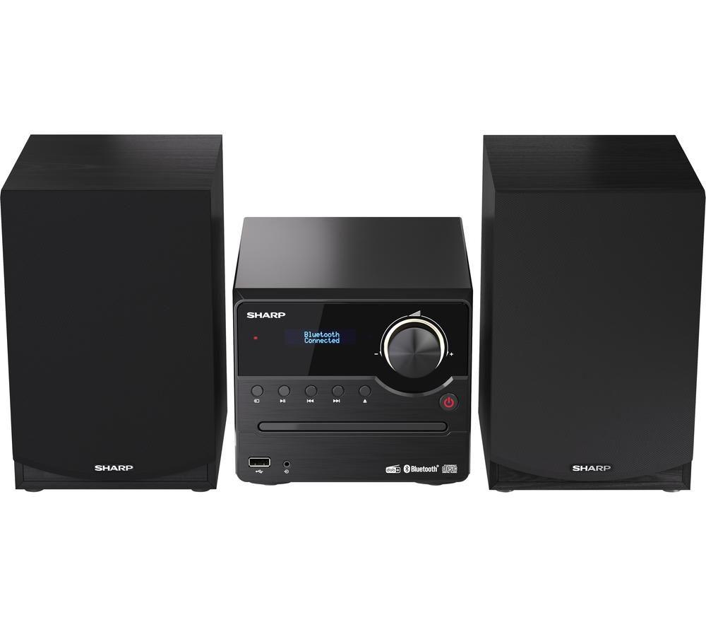 SHARP XL-B517DBK Bluetooth Micro Hi-Fi System - Black image number 6 of 8