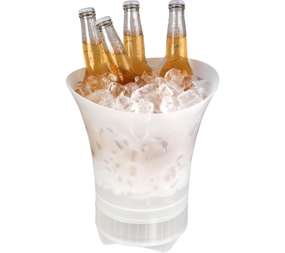 INTEMPO EE4938STKEU7 Party Ice Bucket with Bluetooth Speaker - White