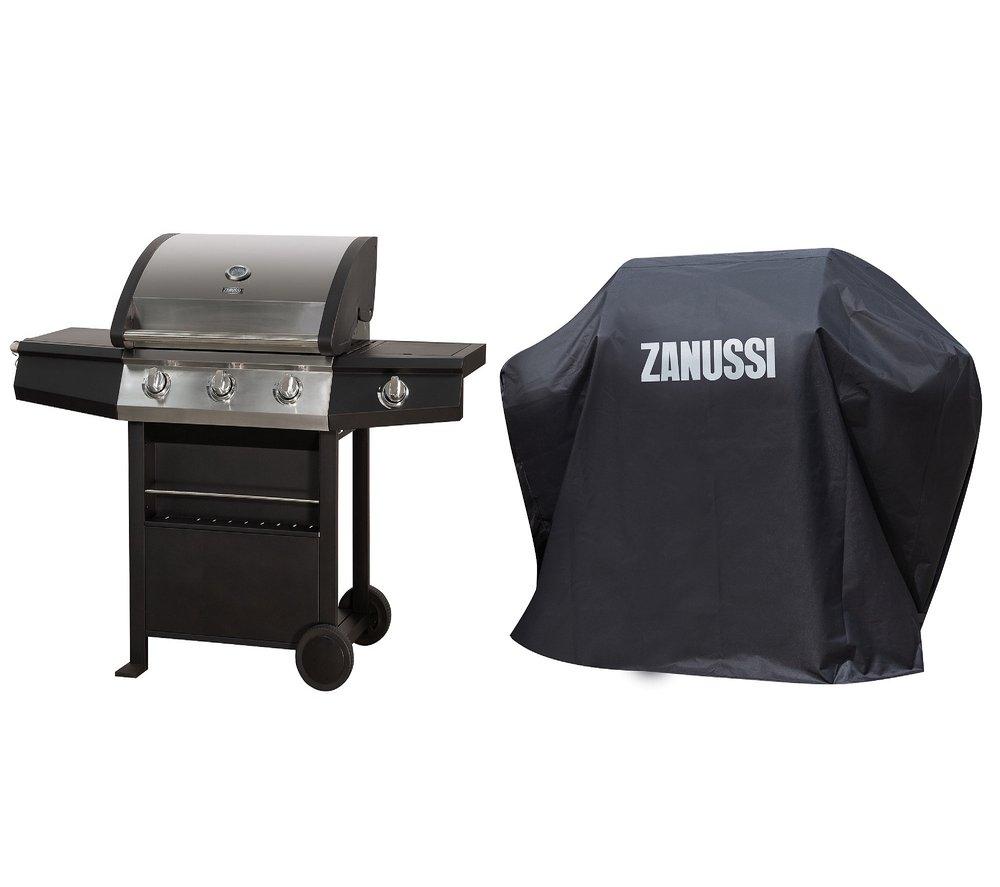 ZANUSSI ZGBBQ3B01-C 3 Burner Grill Gas BBQ - Black image number 4 of 15