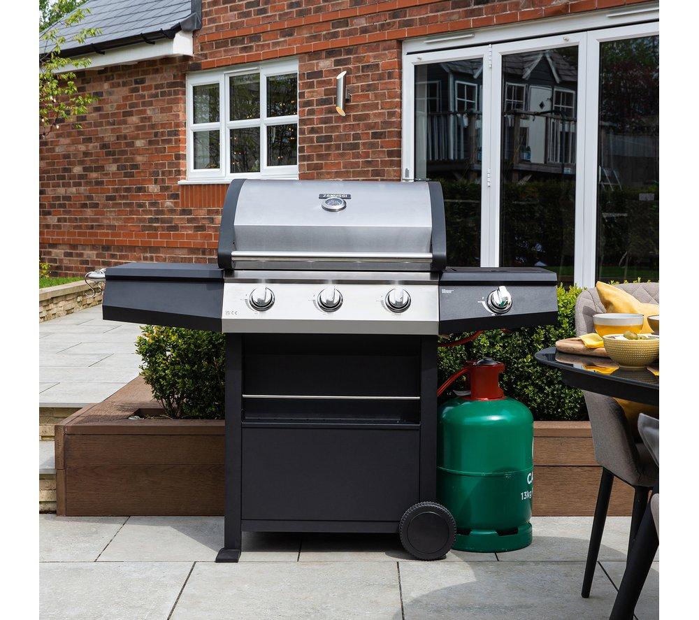 ZANUSSI ZGBBQ3B01-C 3 Burner Grill Gas BBQ - Black image number 7 of 15