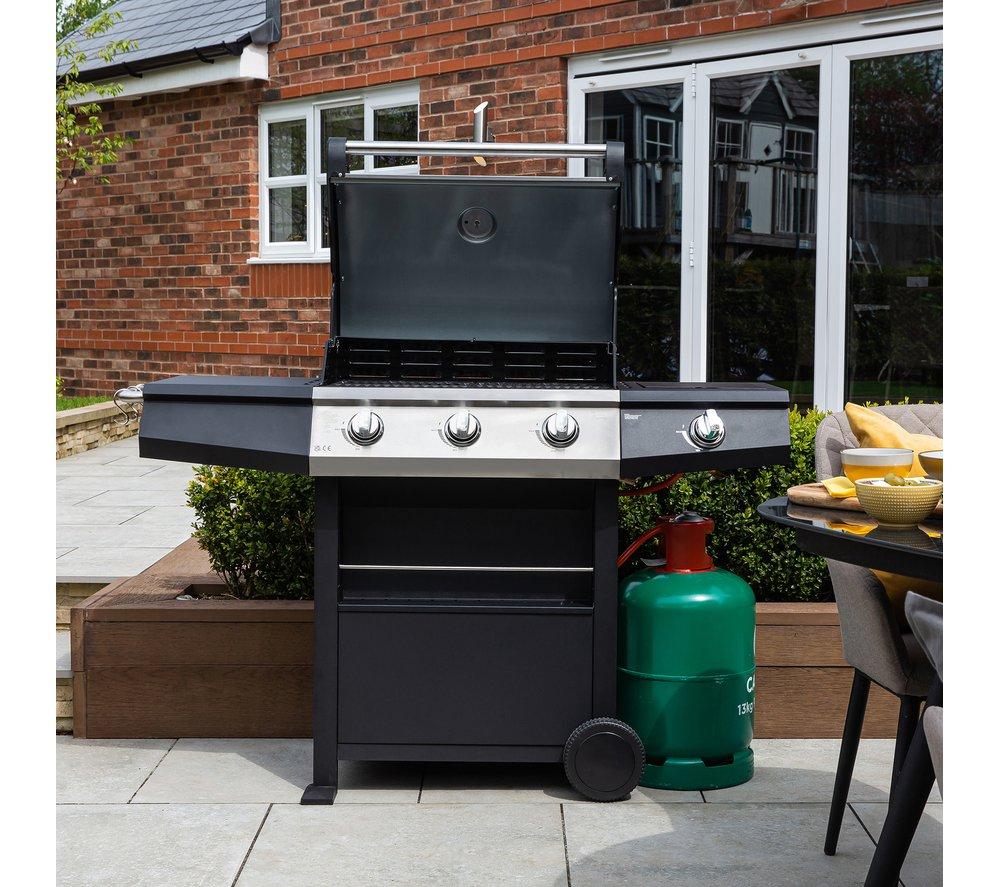 ZANUSSI ZGBBQ3B01-C 3 Burner Grill Gas BBQ - Black image number 8 of 15