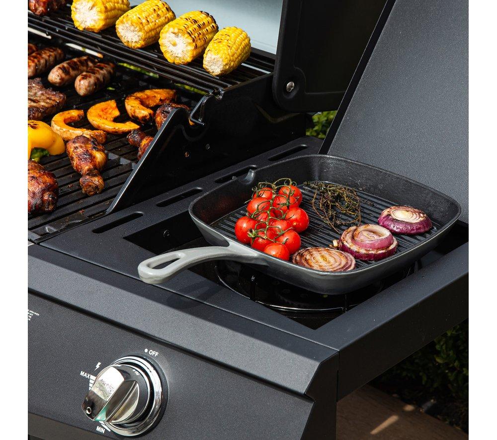 ZANUSSI ZGBBQ3B01-C 3 Burner Grill Gas BBQ - Black image number 10 of 15