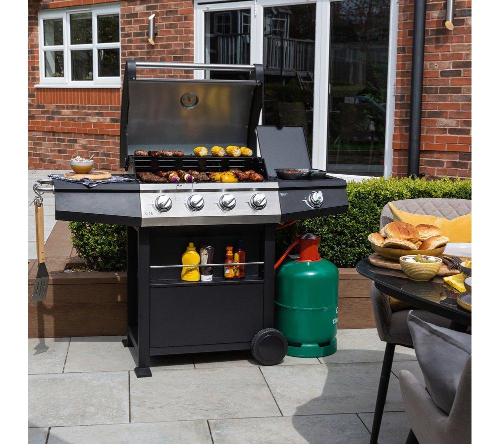 ZANUSSI ZGBBQ4B01-C 4 Burner Grill Gas BBQ - Black image number 6 of 14