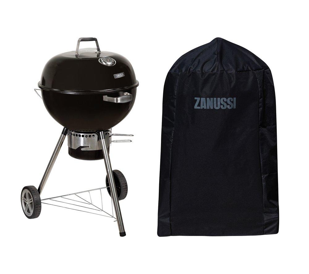 ZANUSSI Premium ZCKTBBQ22-C Kettle Charcoal BBQ - Black image number 3 of 16