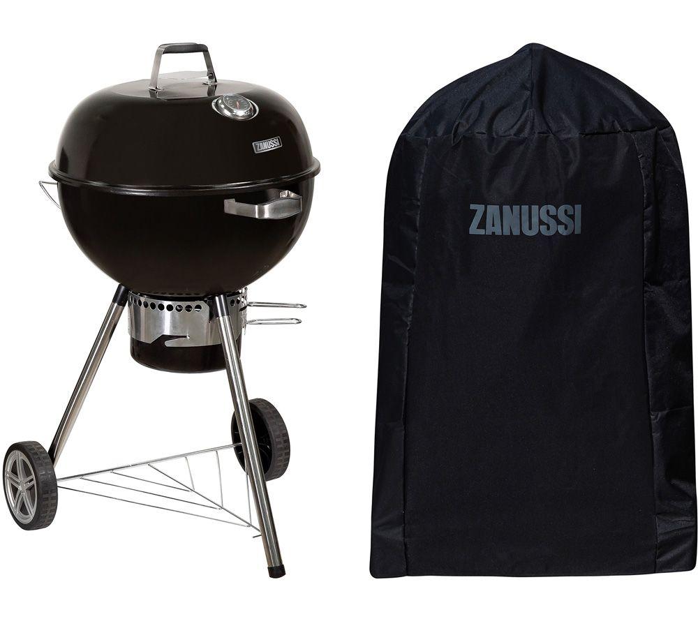 ZANUSSI Premium ZCKTBBQ22-C Kettle Charcoal BBQ - Black image number 5 of 16
