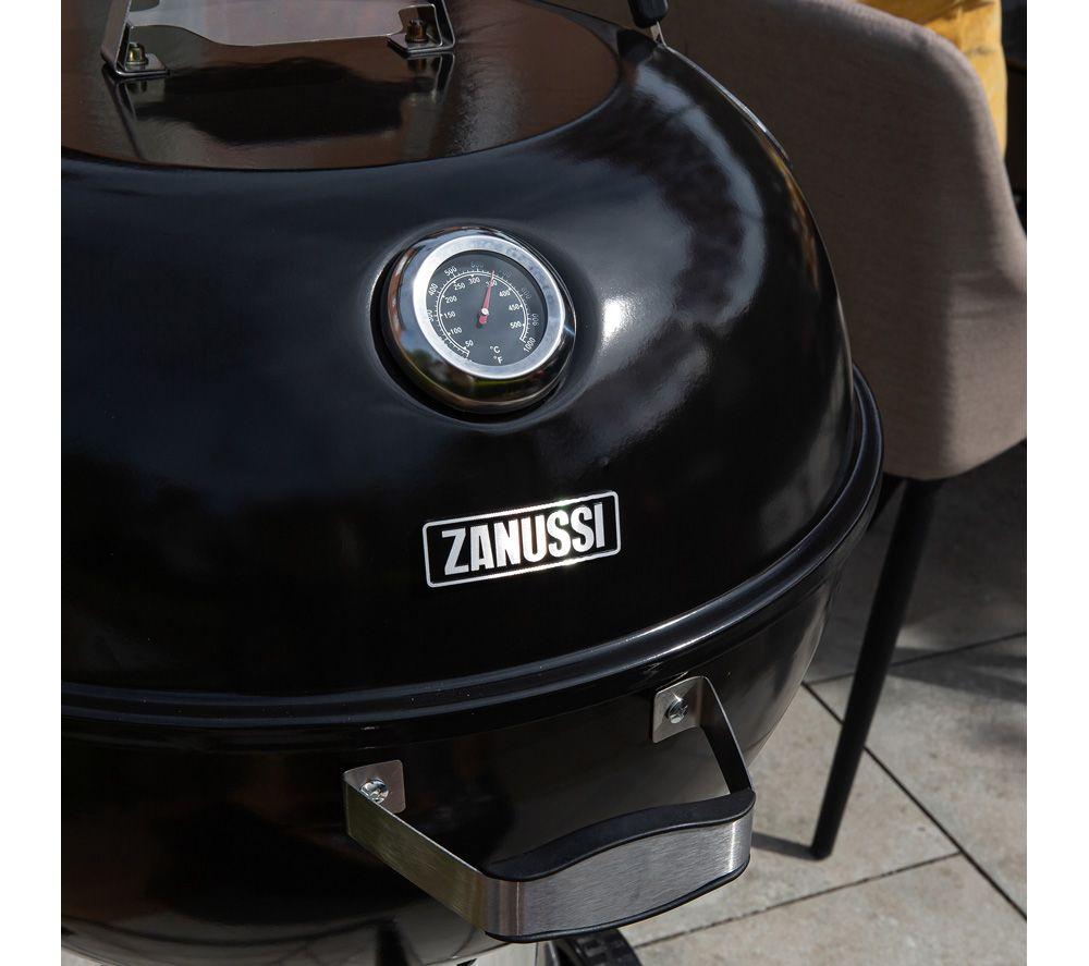 ZANUSSI Premium ZCKTBBQ22-C Kettle Charcoal BBQ - Black image number 10 of 16