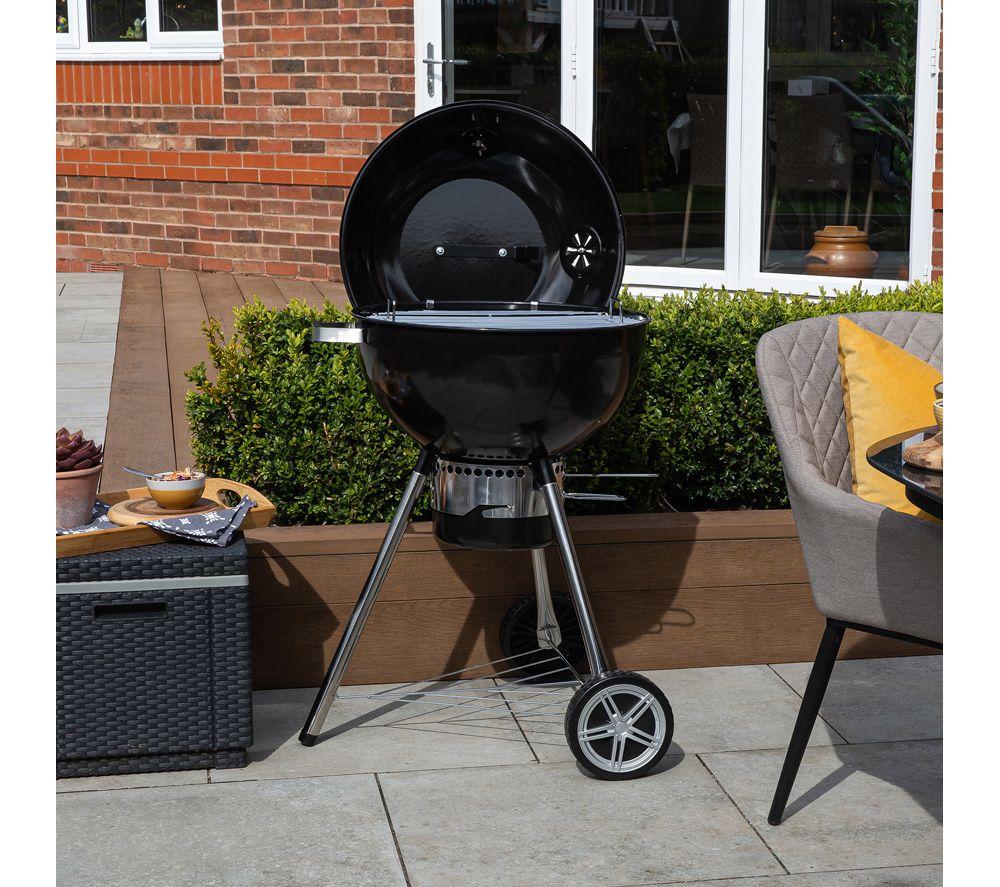 ZANUSSI Premium ZCKTBBQ22-C Kettle Charcoal BBQ - Black image number 13 of 16