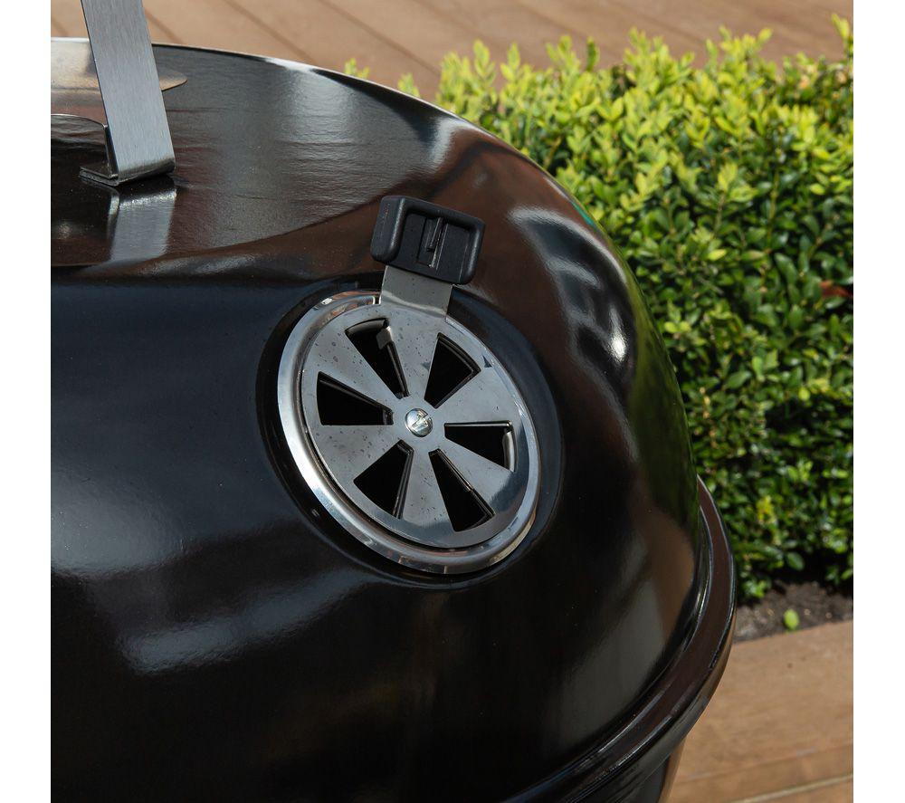ZANUSSI Premium ZCKTBBQ22-C Kettle Charcoal BBQ - Black image number 14 of 16