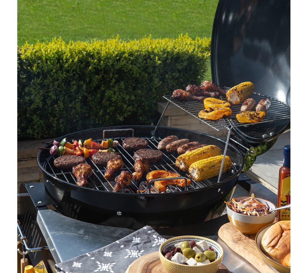 ZANUSSI ZCBBQ22TK-C Trolley Kettle Charcoal BBQ - Black & Grey image number 9 of 17