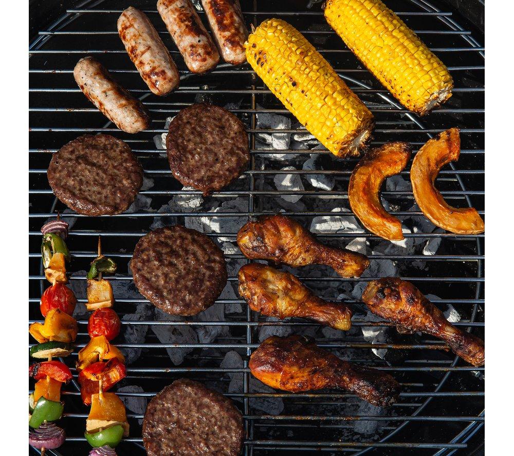 ZANUSSI ZCBBQ22TK-C Trolley Kettle Charcoal BBQ - Black & Grey image number 12 of 17