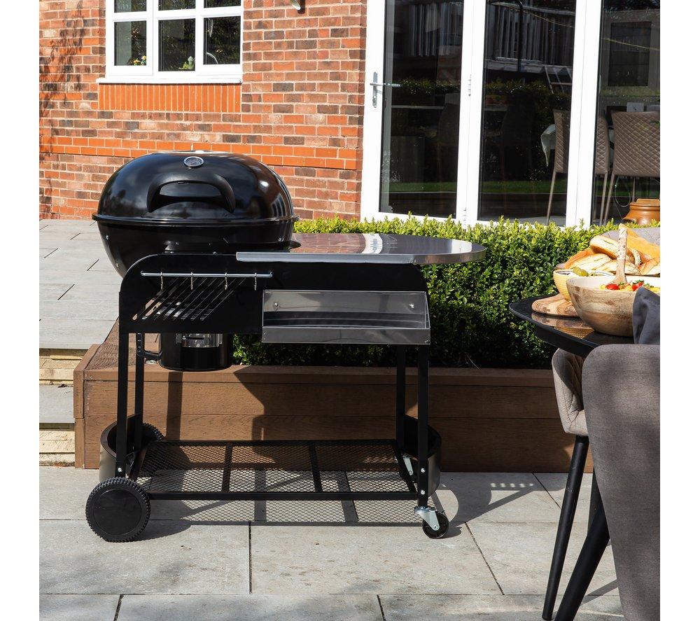 ZANUSSI ZCBBQ22TK-C Trolley Kettle Charcoal BBQ - Black & Grey image number 14 of 17