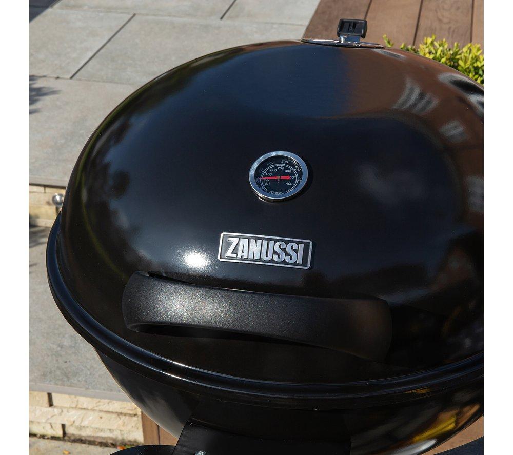 ZANUSSI ZCBBQ22TK-C Trolley Kettle Charcoal BBQ - Black & Grey image number 15 of 17