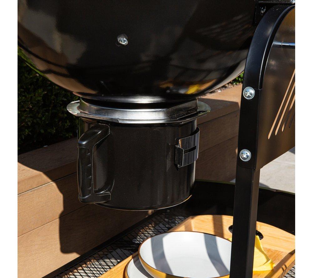 ZANUSSI ZCBBQ22TK-C Trolley Kettle Charcoal BBQ - Black & Grey image number 17 of 17