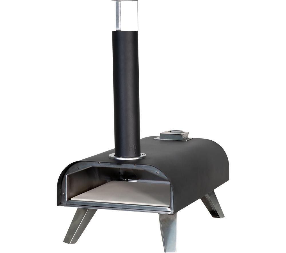 Zanussi Zpo1bpc Wood Pellet Pizza Oven - Black