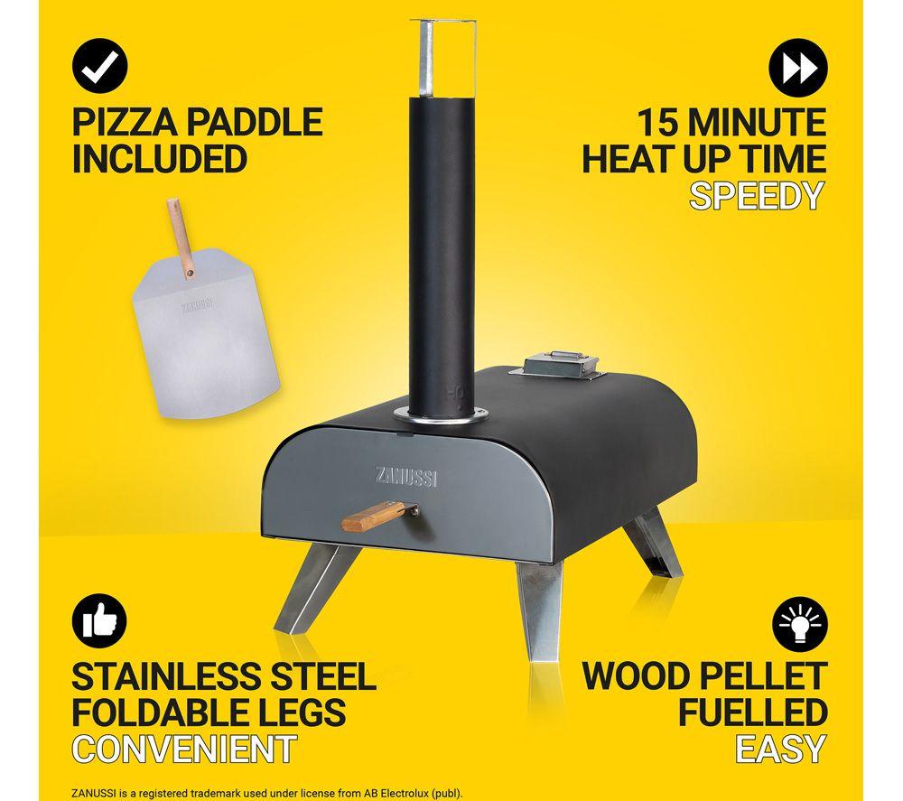 Buy ZANUSSI ZPO1BPC Wood Pellet Pizza Oven - Black | Currys