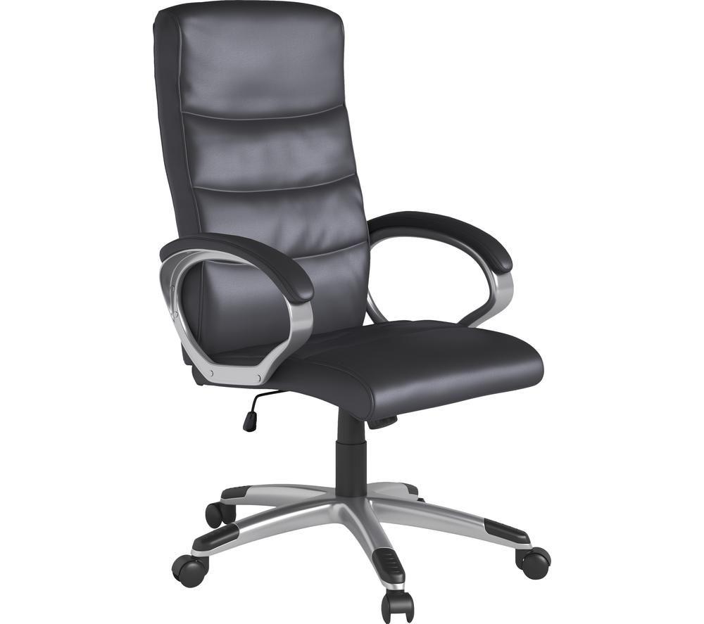 Image of ALPHASON Hampton Leather Tilting Executive Chair - Black