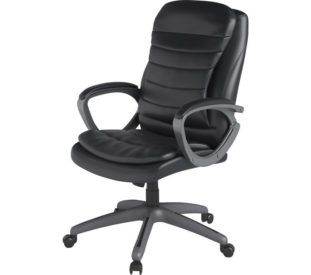 Image of ALPHASON Mayfield Leather Tilting Executive Chair - Black