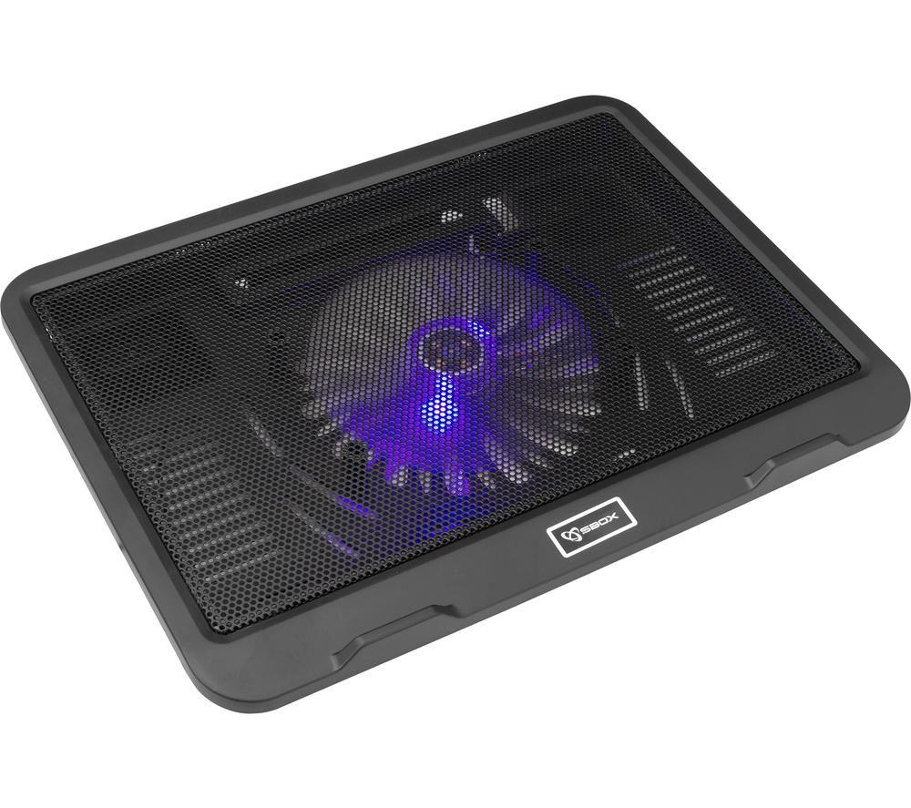 Image of SBOX CP-19 15.6" Laptop Cooling Stand - Black