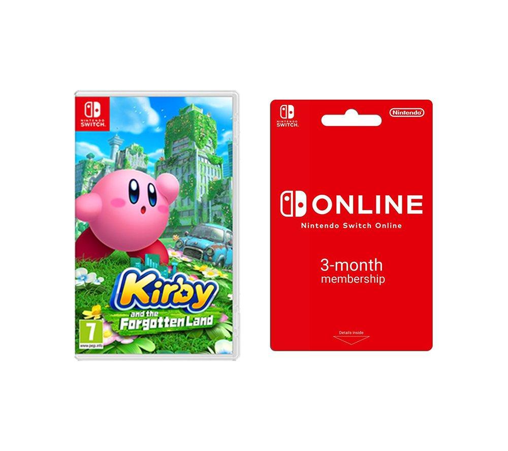 Nintendo SWITCH Kirby and the Forgotten Land & 3 Month Online Membership Bundle review