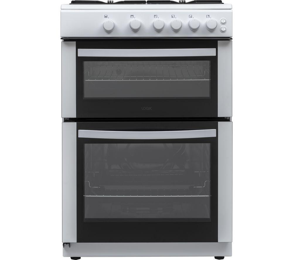 LOGIK LFTG60W22 60 cm Gas Cooker – White, White