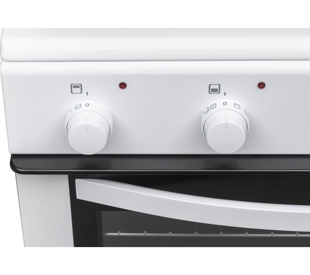 ESSENTIALS CFTE60W22 60 cm Electric Solid Plate Cooker - White image number 6 of 7