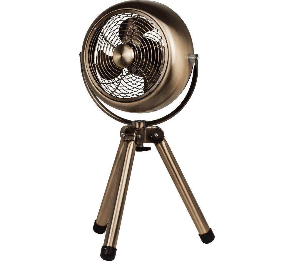 STATUS S8CTTRIPODFA1PKB 8 Tripod Fan - Bronze, Gold