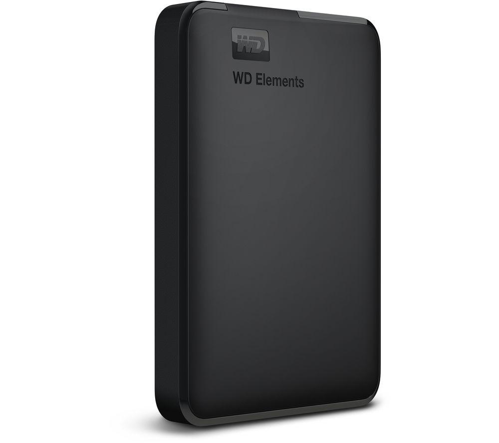 WD Elements SE Portable Hard Drive - 2 TB, Black image number 3 of 4