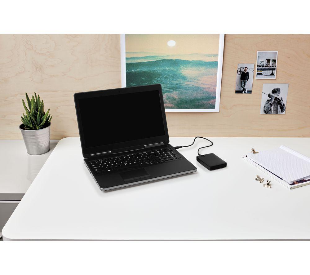 WD Elements SE Portable Hard Drive - 2 TB, Black image number 4 of 4