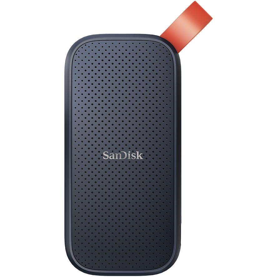 SANDISK Portable External SSD - 480 GB, Black, Black