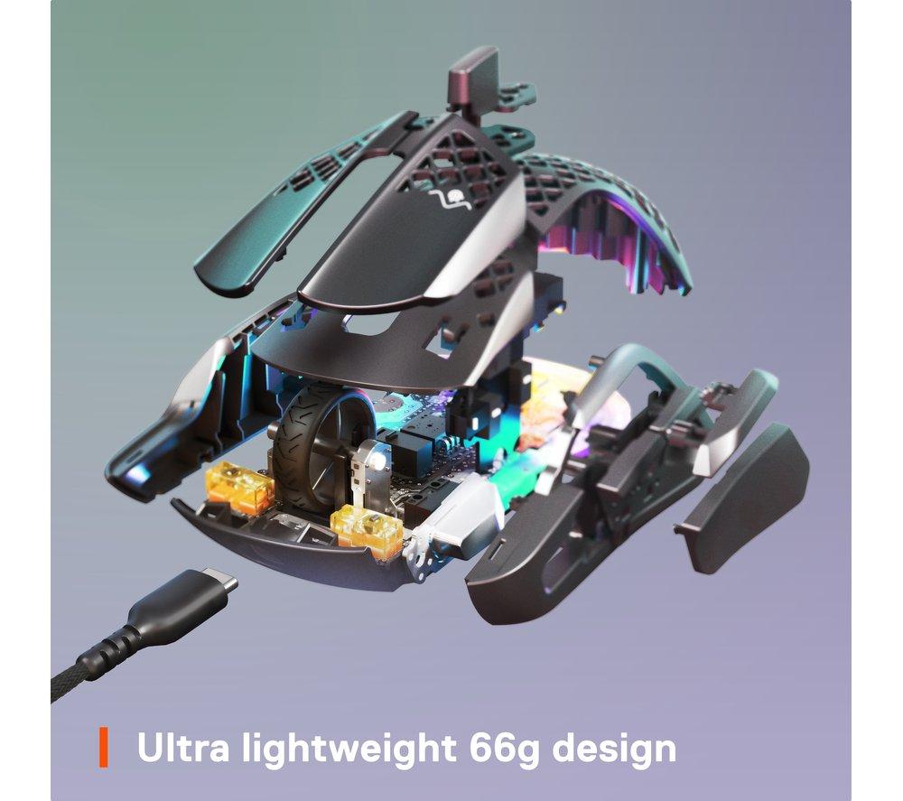 STEELSERIES Aerox 5 RGB Optical Gaming Mouse image number 3 of 7