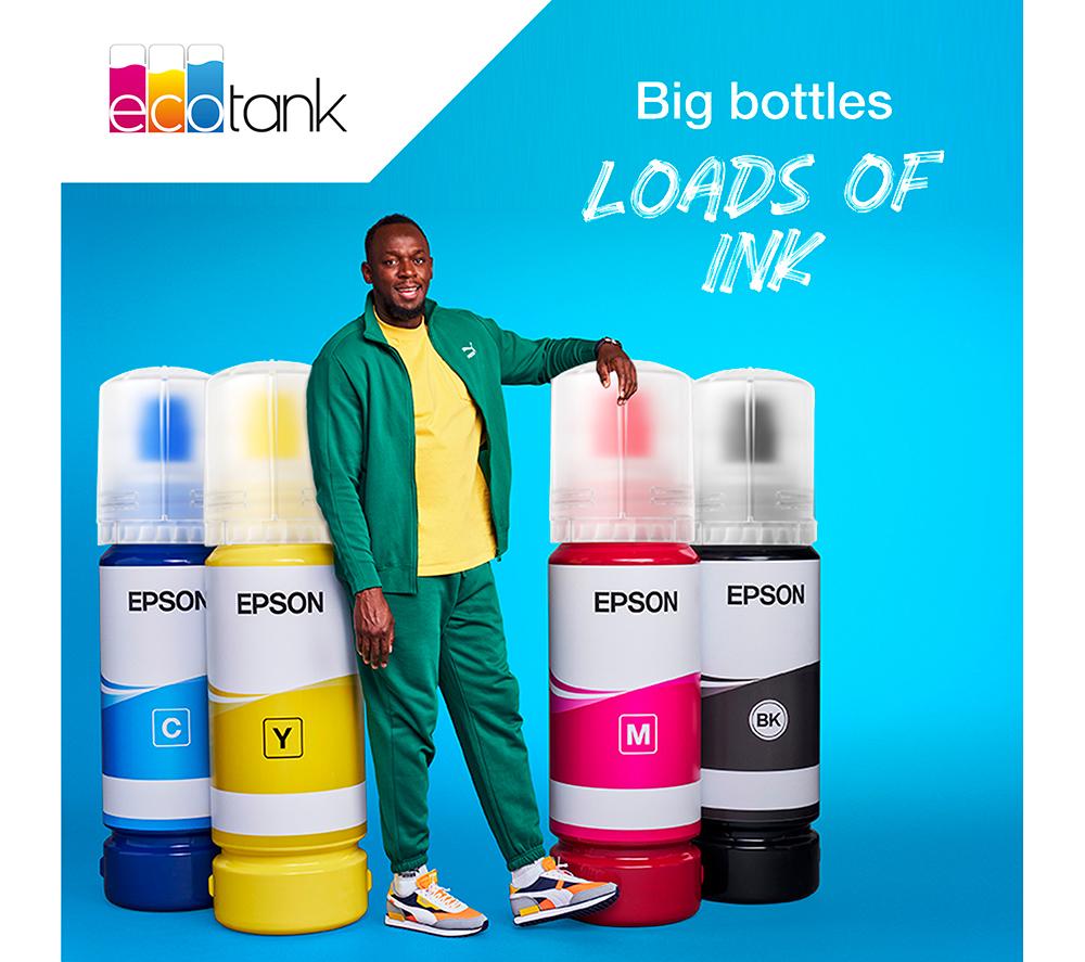 EPSON 104 EcoTank Black, Cyan, Magenta & Yellow Ink Bottles image number 6 of 9
