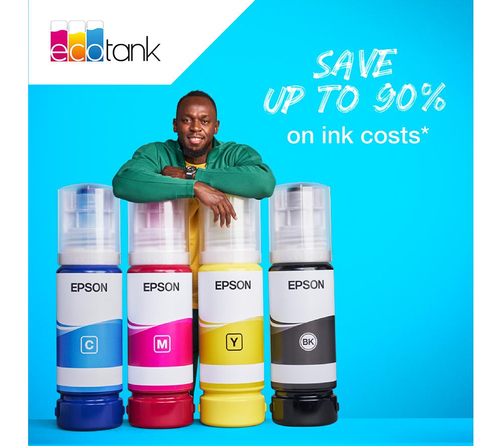 EPSON 104 EcoTank Black, Cyan, Magenta & Yellow Ink Bottles image number 9 of 9