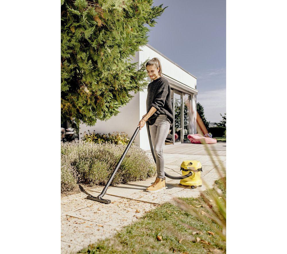 KARCHER WD 2 Plus Cylinder Wet & Dry Vacuum Cleaner - Yellow & Black image number 19 of 21