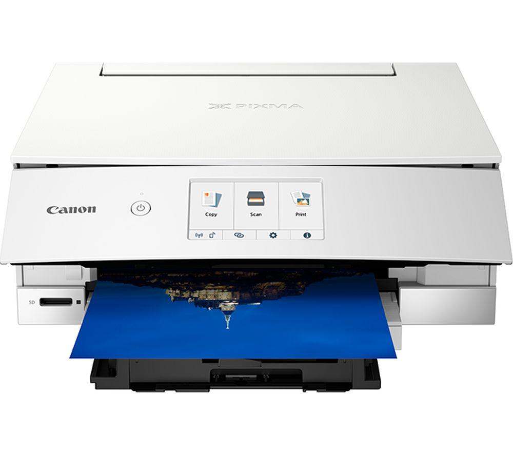 Image of CANON PIXMA TS8351a All-in-One Wireless Inkjet Printer, White
