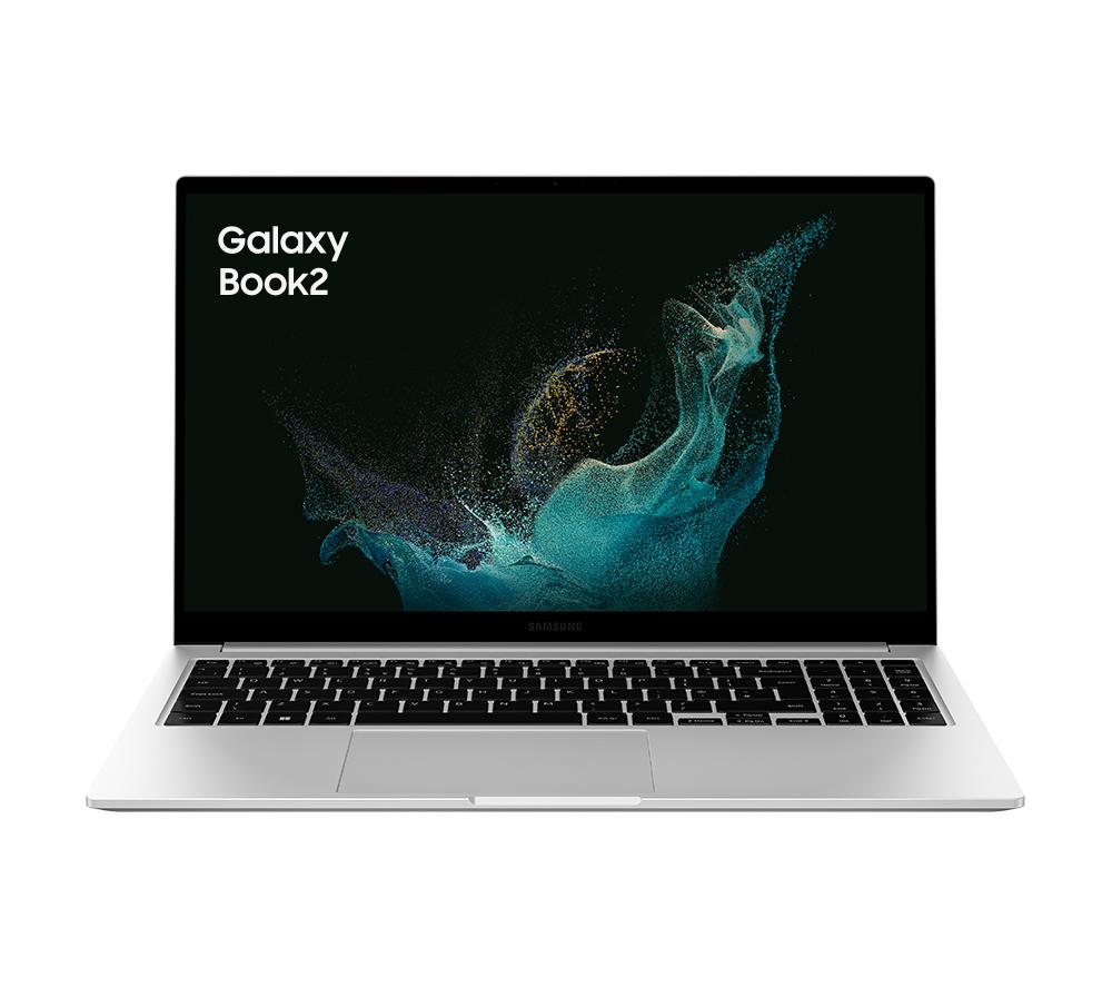 Image of SAMSUNG Galaxy Book2 15.6" Laptop - Intel®Core i5, 256 GB SSD, Silver, Silver/Grey