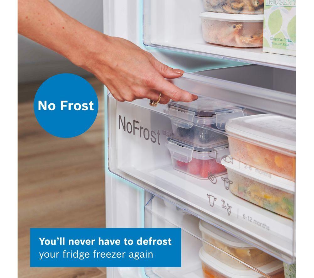 BOSCH Series 4 KGN392WDFG 70/30 Fridge Freezer - White image number 4 of 24