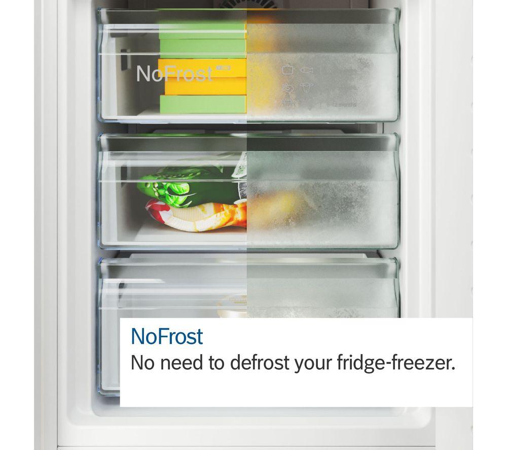 BOSCH Series 4 KGN392WDFG 70/30 Fridge Freezer - White image number 18 of 24