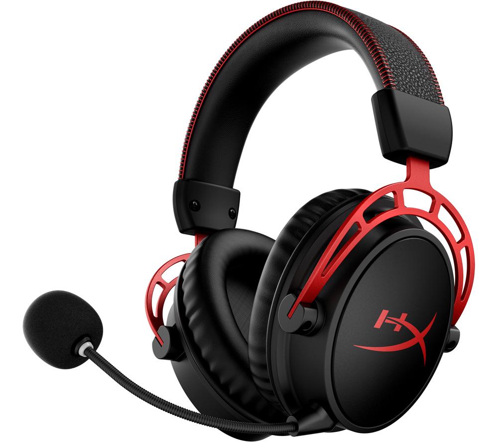HYPERX Cloud Alpha Wireless Gaming Headset - Black & Red, Black,Red