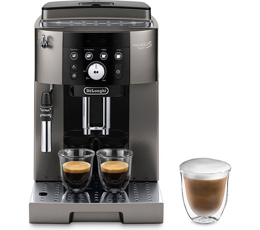 DELONGHI Manifica ECAM250.33.TB Bean to Cup Coffee Machine - Titanium Black, Black